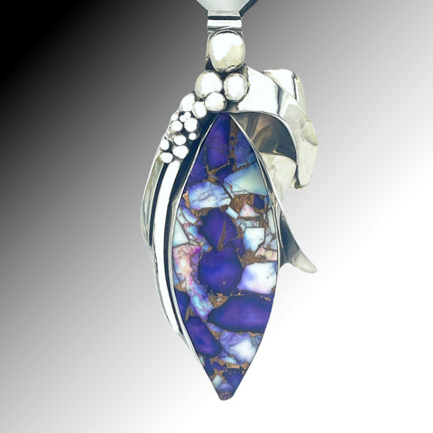 Mojave Stone Silver Pendant