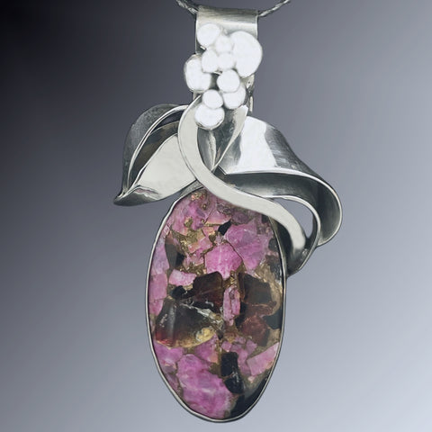 Mojave Stone Silver Pendant