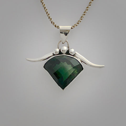 Quartz Silver Pendant
