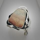 Desert Sand Jasper Silver Cuff