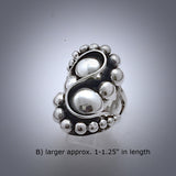 Silver "S" Saddle Ring