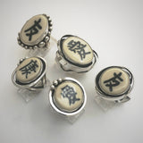 Well Being Silver Rings